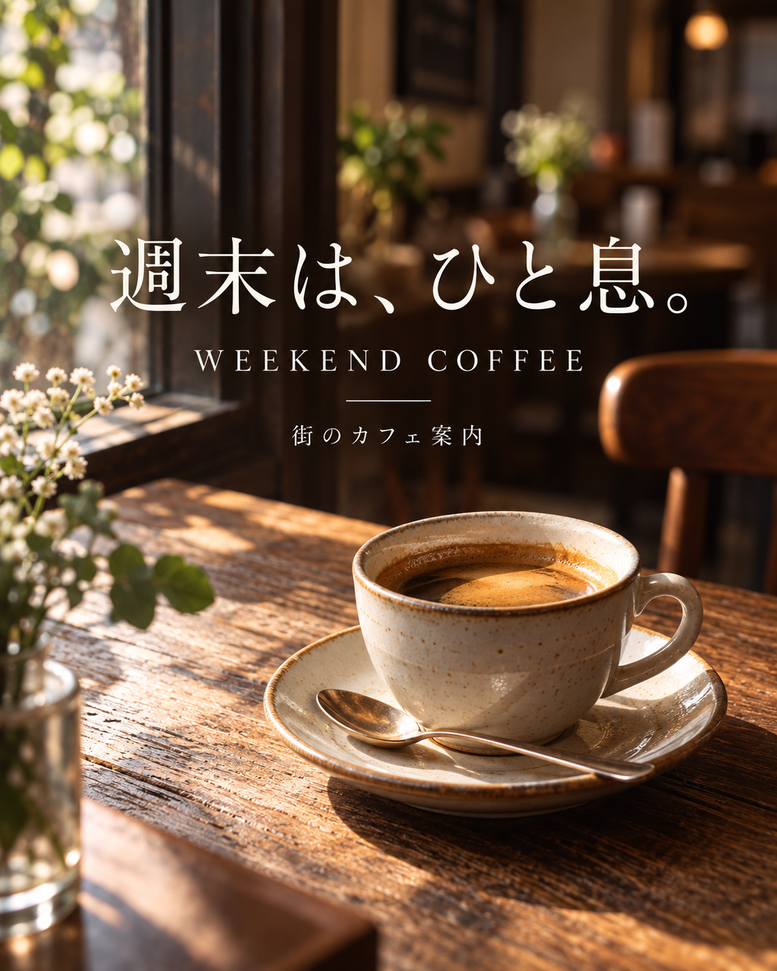 WEEKEND COFFEE 街のカフェ案内の自主制作画像